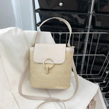 Borsa a mano con tracolla in paglia da donna ATREND