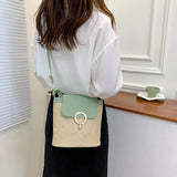 Borsa a mano con tracolla in paglia da donna ATREND