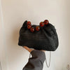 Borsa a mano con tracolla in tessitura di paglia da donna ATREND