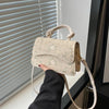 Borsa a mano con tracolla intrecciata in paglia da donna ATREND