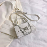 Borsa a mano con tracolla piccola in pelle PU da donna - Borsa a mano ATREND