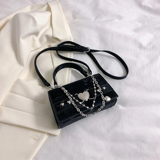 Borsa a mano con tracolla piccola in pelle PU da donna - Borsa a mano ATREND