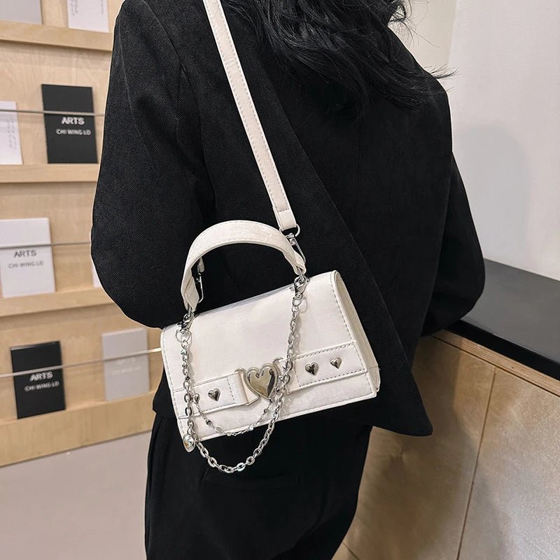 Borsa a mano con tracolla piccola in pelle PU da donna - Borsa a mano ATREND