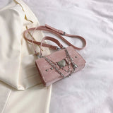 Borsa a mano con tracolla piccola in pelle PU da donna - Borsa a mano ATREND