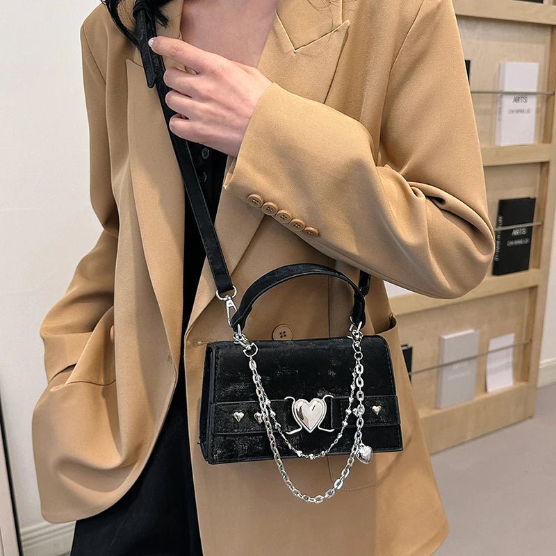 Borsa a mano con tracolla piccola in pelle PU da donna - Borsa a mano ATREND