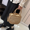 Borsa a mano in paglia con coulisse da donna ATREND
