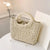 Borsa a mano in paglia con manico in legno da donna ATREND