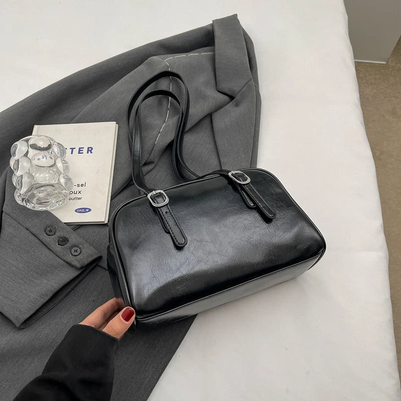Borsa a spalla casual in pelle PU da donna ATREND