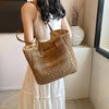 Borsa a spalla casual in tessuto traforata da donna ATREND