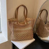 Borsa a spalla casual in tessuto traforata da donna ATREND