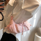 Borsa a spalla con fiocco e catena da donna - Borsa a spalla ATREND