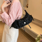 Borsa a spalla con fiocco e catena da donna - Borsa a spalla ATREND