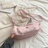 Borsa a spalla con fiocco e catena da donna - Borsa a spalla ATREND