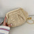 Borsa a spalla con tracolla in paglia intrecciata da donna ATREND