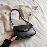 Borsa a spalla con tracolla retrò in pelle PU da donna - Borsa a spalla ATREND