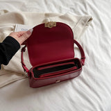 Borsa a spalla con tracolla retrò in pelle PU da donna - Borsa a spalla ATREND
