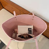 Borsa a spalla impermeabile in pelle PU in stampa geometrica da donna ATREND