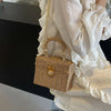 Borsa a spalla in paglia intrecciata a mano da donna ATREND