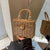 Borsa a spalla in paglia intrecciata a mano da donna ATREND