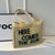 Borsa a spalla in paglia intrecciata da donna ATREND