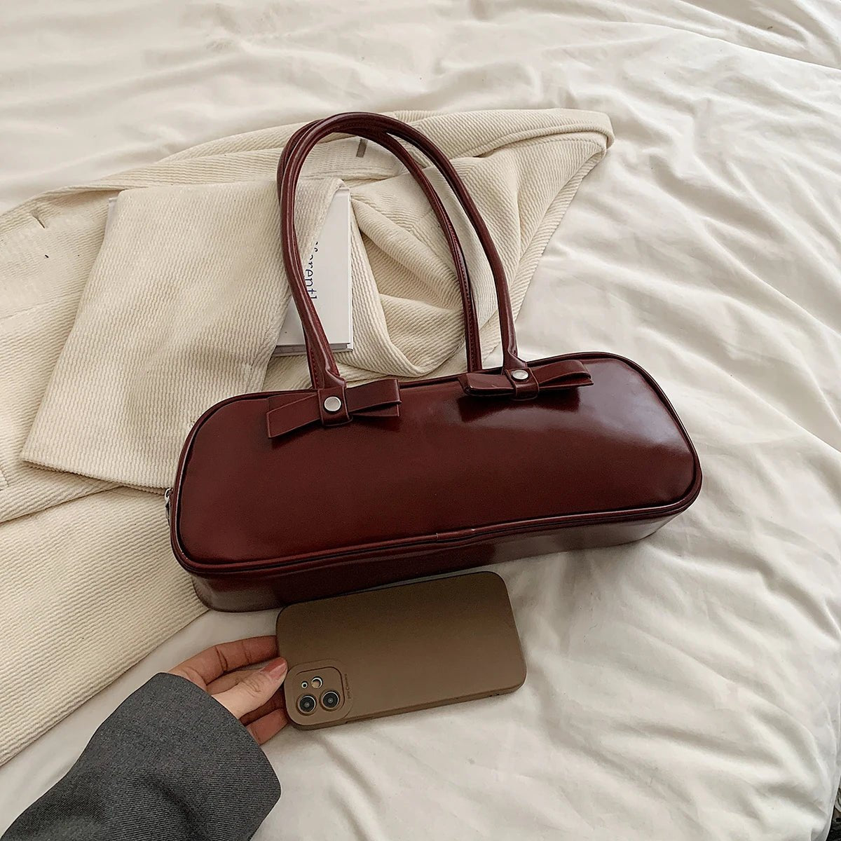 Borsa a spalla in pelle PU da donna ATREND