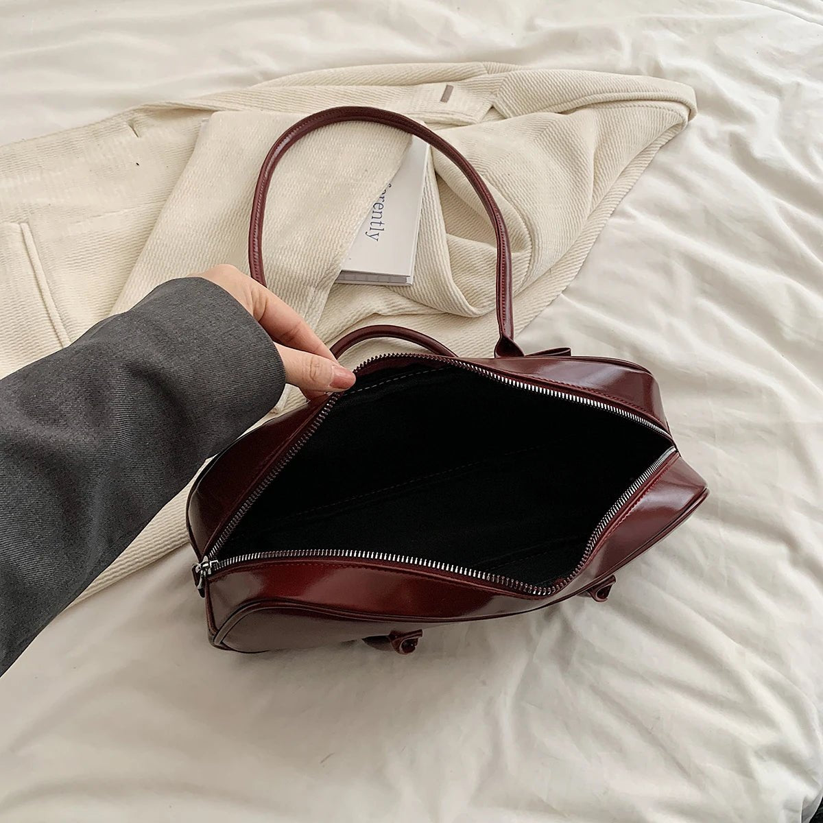 Borsa a spalla in pelle PU da donna ATREND