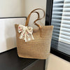 Borsa a spalla lavorata a mano in paglia da donna ATREND