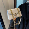 Borsa a tracolla a catena in pelle PU con motivo coccodrillo da donna ATREND