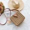 Borsa a tracolla in paglia con chiusura magnetica da donna ATREND