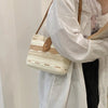 Borsa a tracolla intrecciata in tessitura di paglia da donna ATREND