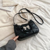 Borsa a tracolla vintage con fiocco in pelle PU da donna ATREND