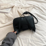 Borsa a tracolla vintage con fiocco in pelle PU da donna - Borsa a tracolla ATREND