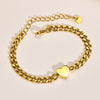 Bracciale casual a catena con cuore da donna ATREND