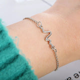 Braccialetto con battito cuore casual da donna - bracciali ATREND