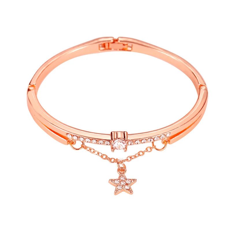 Braccialetto con pendolo e catena da donna - bracciali ATREND
