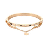 Braccialetto con pendolo e catena da donna - bracciali ATREND