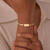 Braccialetto personalizzabile con targhetta da donna ATREND