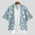 Camicia casual a mezze maniche con stampa floreale da uomo ATREND