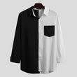 Camicia casual bicolore da uomo - camicia ATREND