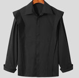 Camicia casual drappeggiata da uomo - camicia ATREND