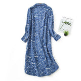 Camicia da notte lunga in cotone da donna - Camicia da donna ATREND