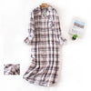 Camicia da notte lunga in cotone da donna ATREND