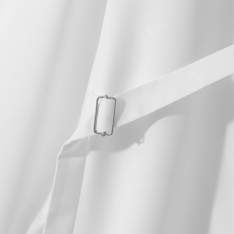 Camicia irregolare monopetto da uomo - camicia ATREND