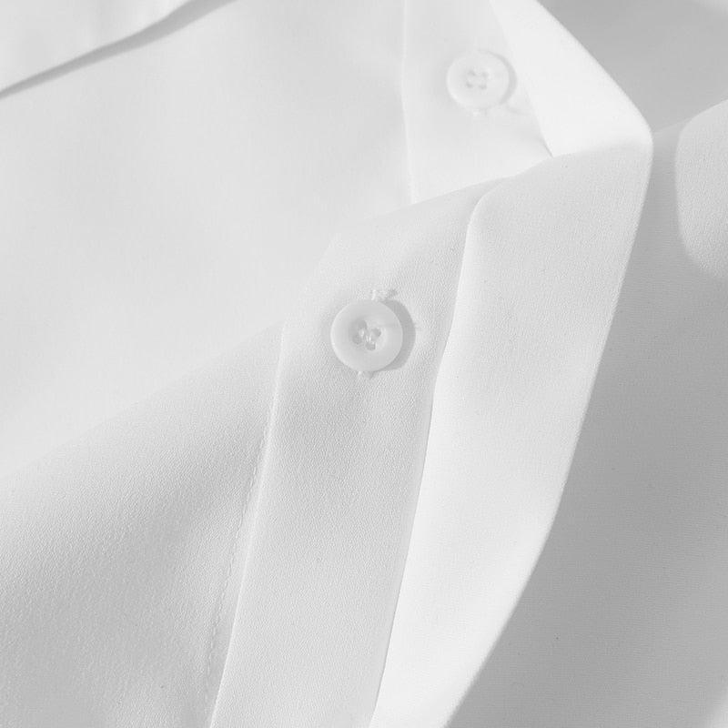 Camicia irregolare monopetto da uomo - camicia ATREND