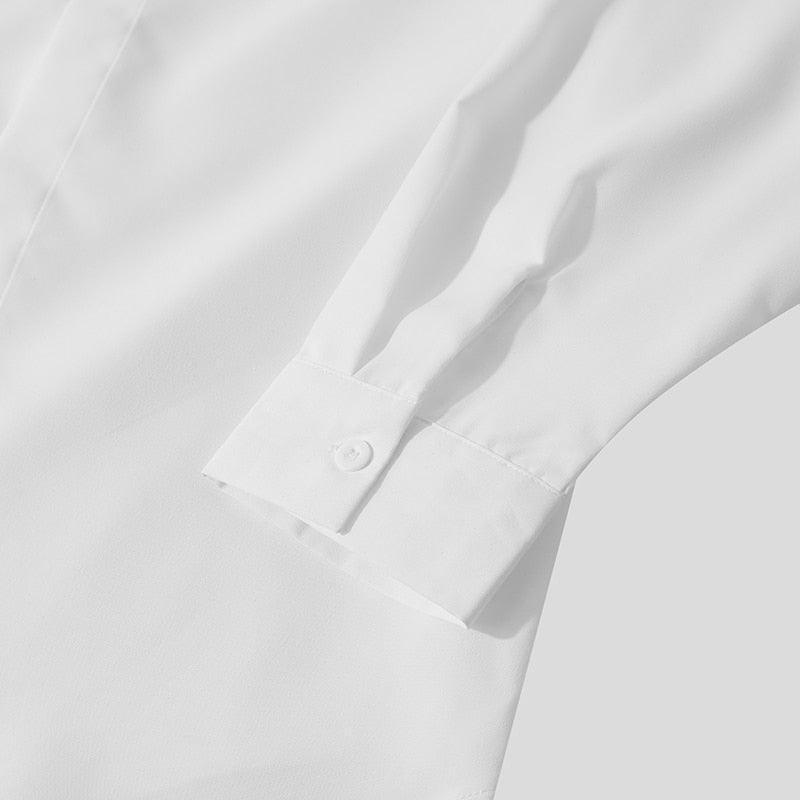 Camicia irregolare monopetto da uomo - camicia ATREND