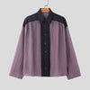 Camicia patchwork da uomo ATREND