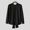 Camicia scavata con fiocco da uomo ATREND