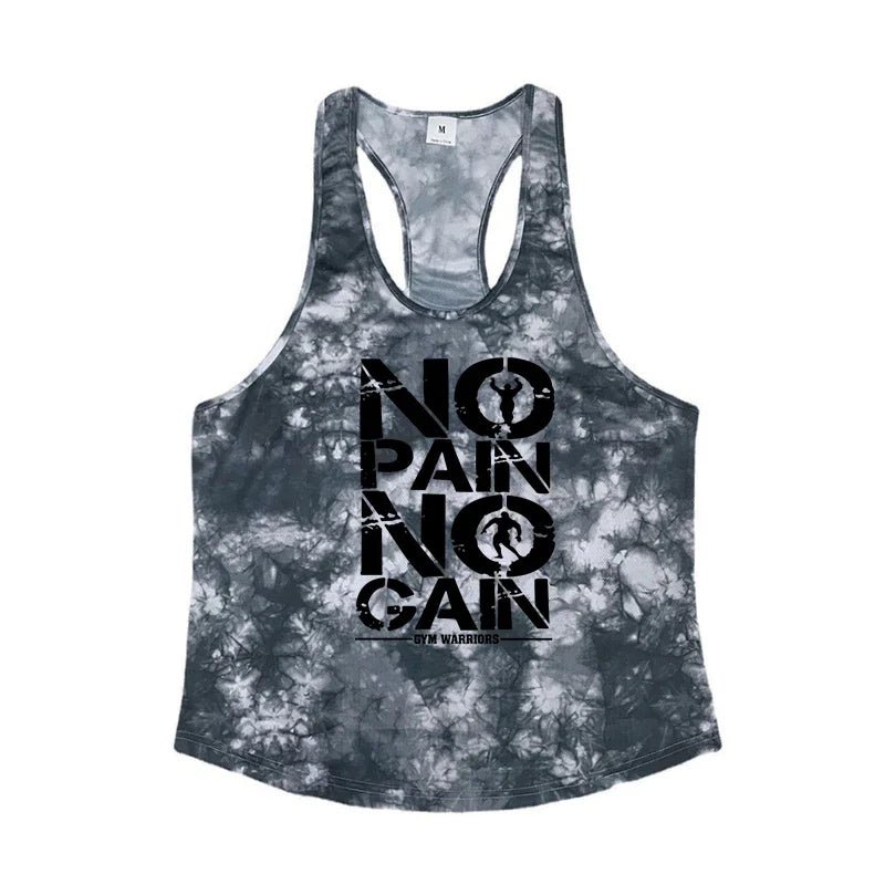 Canottiera casual multicolor con lettere da uomo ATREND