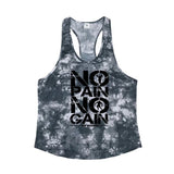 Canottiera casual multicolor con lettere da uomo ATREND