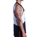 Canottiera sportiva a strisce da uomo ATREND